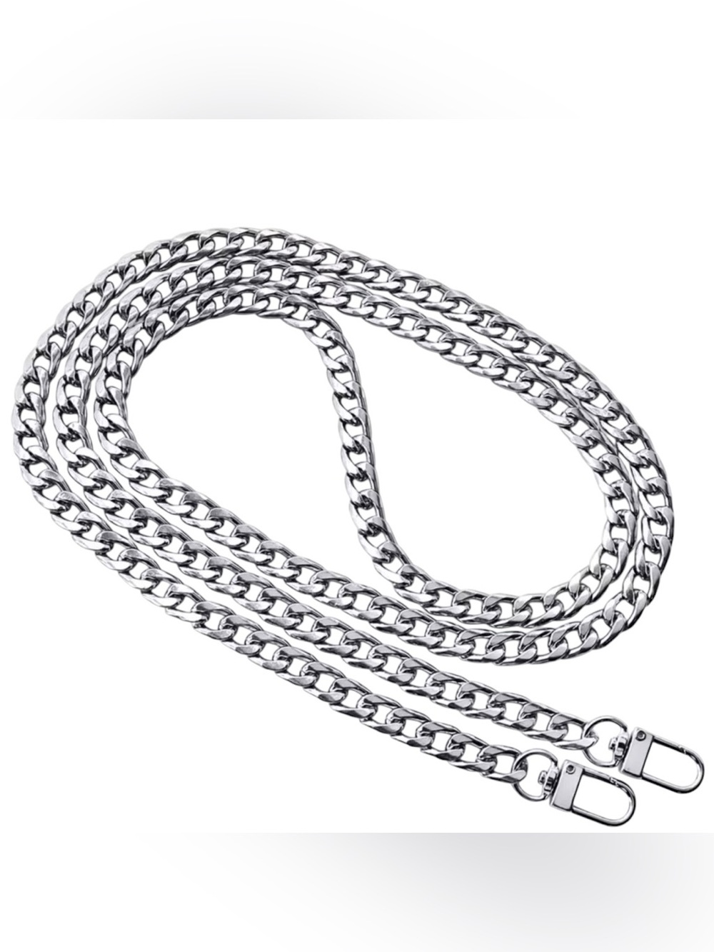 NWOT 15.7” Silver Flat Shoulder Bag Replacement Chain